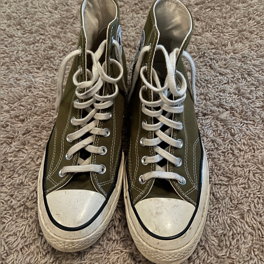 Green High Top Converse